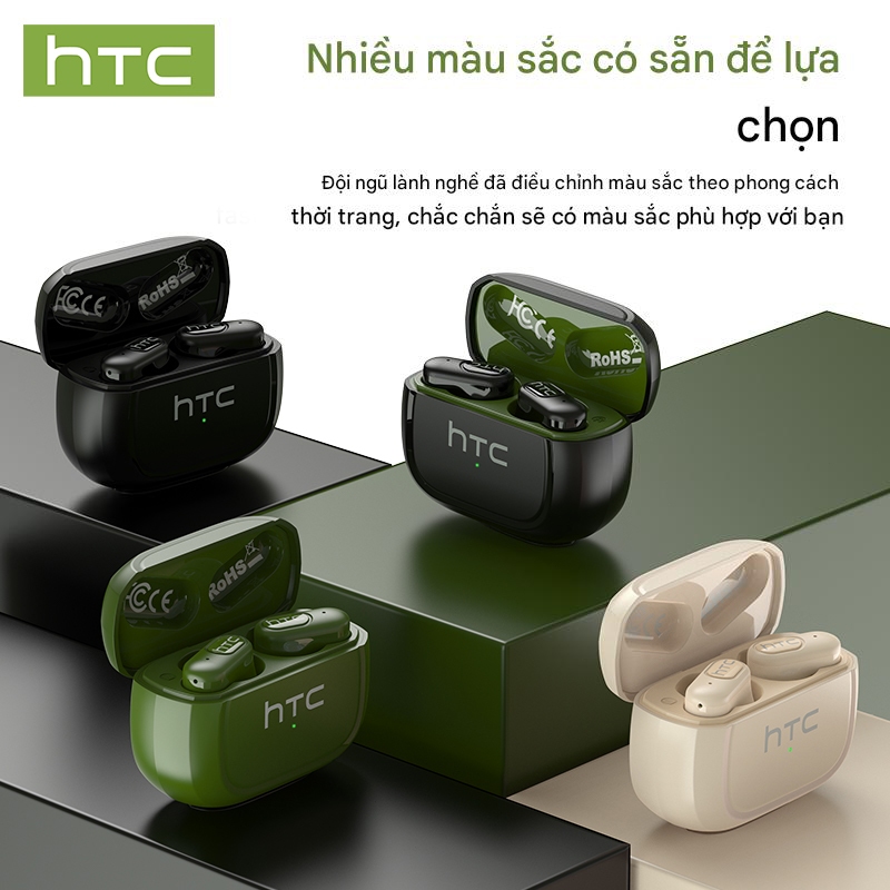 HTC NE51 Tai Nghe Phiên Dịch TWS  hỗ trợ dịch 134 ngôn ngữ  Âm trầm HiFi   Bluetooth 6.0 | BigBuy360 - bigbuy360.vn