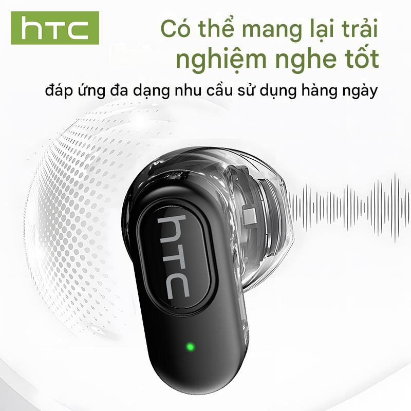 HTC NE51 Mini Tai nghe dịch thuật AI Tai nghe Bluetooth V6.0 Chống ồn thông minh HIFI Tai nghe không dây Chống nước IPX5 | BigBuy360 - bigbuy360.vn