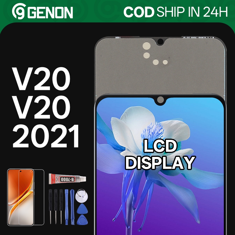 Genon OLED LCD cho Vivo V20 / V20 2021 Màn hình LCD Bộ phận thay thế màn hình cảm ứng