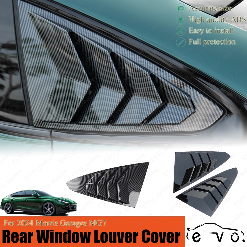 Cho 2024 - 2025 MG7 Phía Sau Cửa Sổ Louver Bao Morris Garages MG7 Phía Sau Tam Giác Cửa Sổ Louvre Ba