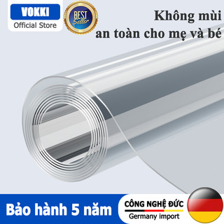  VOKKI 0.5mm!Tấm lót bàn khăn trải bàn Khăn trải bàn bằng nhựa PVC dẻo không thấm nước trong suốt Chống dầu phù hợp với “bàn học” 
