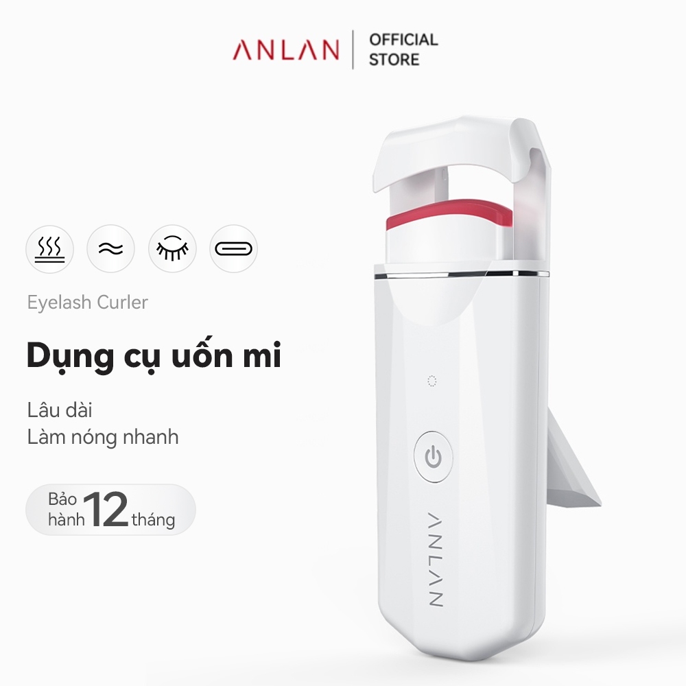 ANLAN Máy uốn cong lông mi hiệu quả 24H lâu dài Bạn có thể tính phí Uốn Từ Sợi Mi Góc Mắt Đến Make Up
