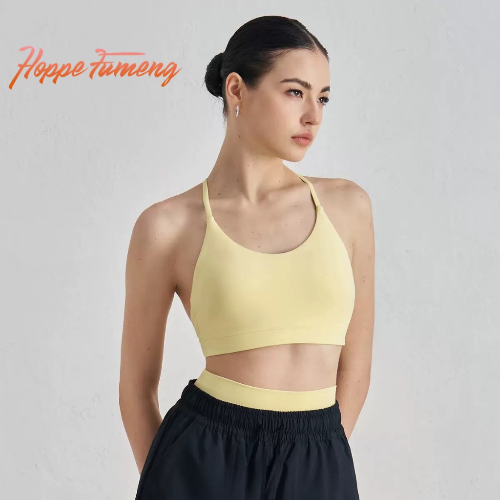 [Hoppe Fumeng] Áo tập yoga đệm thời trang dành cho nữ