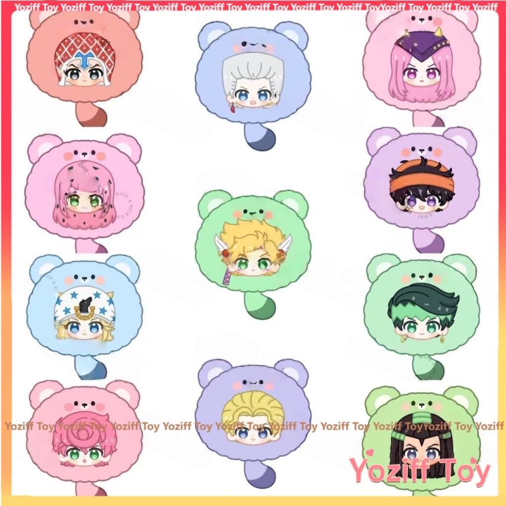 JoJo's Bizarre Adventure Jan Pierre Polnareff Kira Yoshikage Guido Mista Rohan Kishibe Diavolo Plush