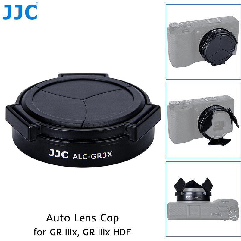 JJC ALC-GR3X Nắp ống kính tự động cho máy ảnh Ricoh GR IIIx GRIIIx GR 3x GR3x GR IIIx HDF, Vỏ bảo vệ