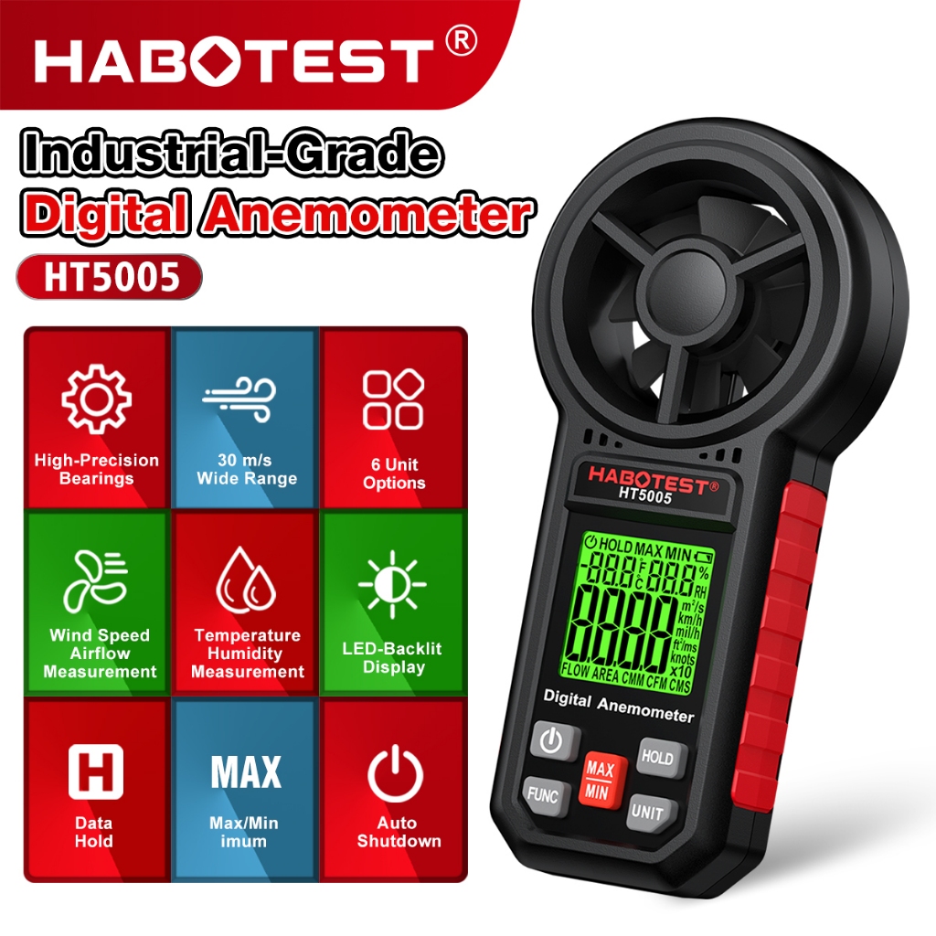 Máy đo tốc độ kỹ thuật số HABOTEST HT5005