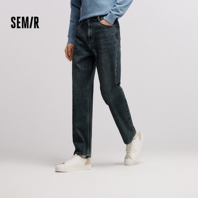 Semir Quần Nam Denim Tự Nhiên, Co Dãn với Lót Rời Lông Cừu - Phù Hợp Mặc Mùa Đông
