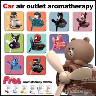  Máy làm mát không khí ô tô Gấu bông Phi công Máy làm mát không khí ô tô Cửa thoát khí Wingman Cánh quạt Nước hoa Hương vị Khuếch tán Tiếp liệu 