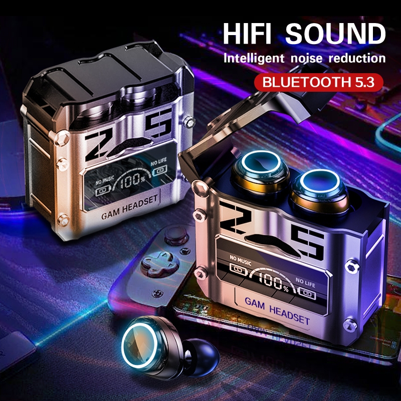 Tai nghe Bluetooth không dây – Tai nghe M25 chơi game thể thao âm thanh nổi 9D có đèn LED & Mic