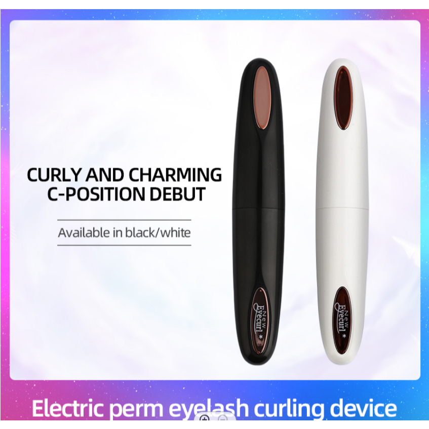 Electric eyelash curler Fast curling iron USB charging dual temperature natural lasting styling heat