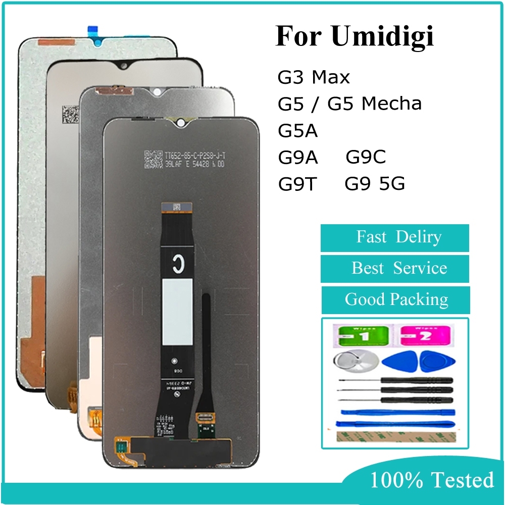 LCD Cho Umidigi G3 Max G5 G5 Mecha G5A G9A G9C G9T G9 5G Màn Hình Hiển Thị LCD Bộ Số Hóa Cảm Ứng Tha