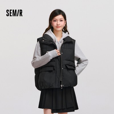 Semir Áo Vest Cotton Nữ Mùa Đông, Chống Nước, Oversize, Thời Trang