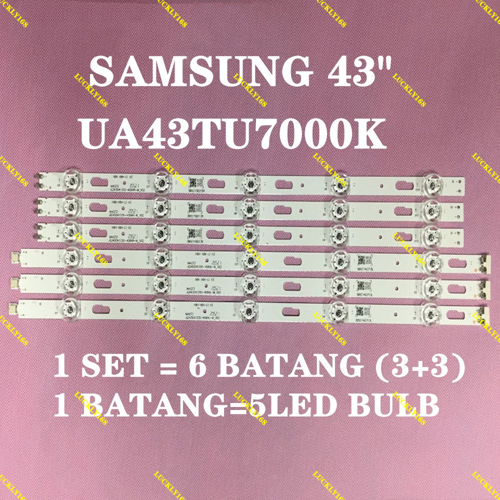 SAMSUNG 43 "LED Đèn nền TV BACKLIGHT UA43TU8000K UA43TU7000K UA43TU8000 43TU8000 43TU7000 Mla9 43"