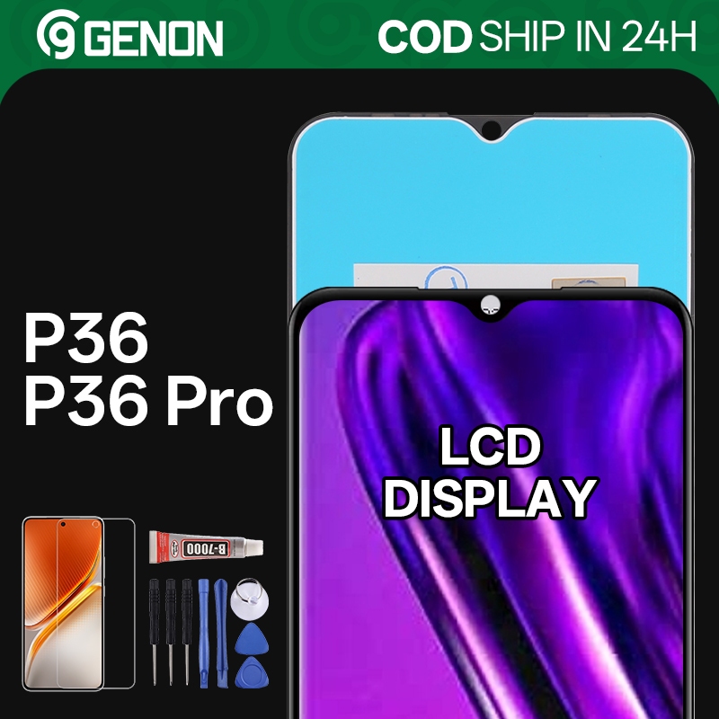 Genon IPS LCD cho iTel P36 / P36 Pro Màn hình LCD Màn hình cảm ứng với các bộ phận thay thế khung