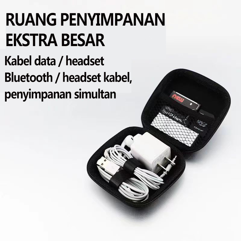 Phụ kiện tai nghe Hộp lưu trữ tai nghe Hộp lưu trữ tai nghe Bluetooth, Kích thước: 9,5cm x 9,5cm, Cáp sạc có thể lưu trữ, Đầu sạc, Đồng xu, Bluetooth, có dây, v.v. | BigBuy360 - bigbuy360.vn
