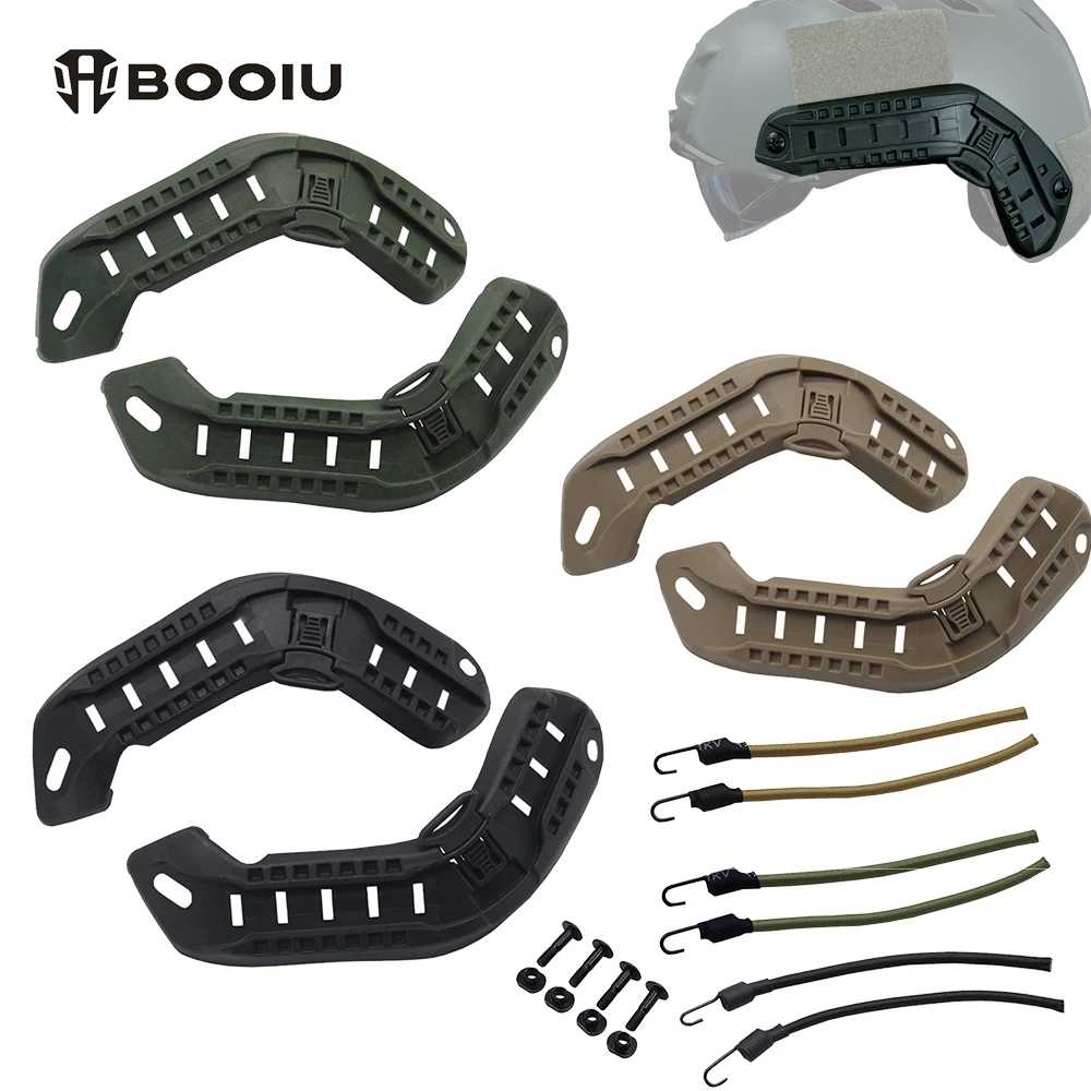 Mũ bảo hiểm BOOIU Michelle 2000 dành cho săn bắn và xe đạp airsoft với phụ kiện gắn đường sắt