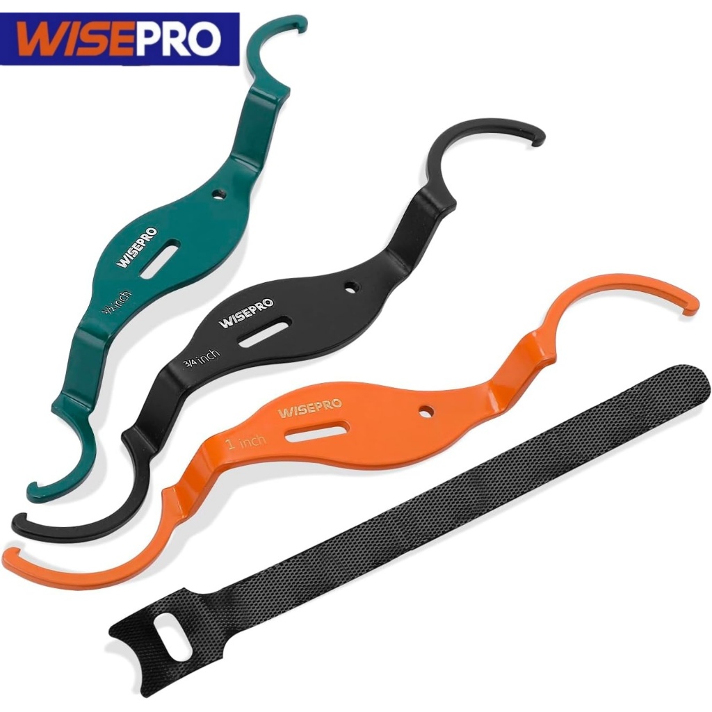 Bộ cờ lê khóa WISEPRO, Bộ cờ lê khóa Conduit, Cờ lê cờ lê xây dựng bằng thép kim loại 1 ⁄ 2 & 3 ⁄ 4 