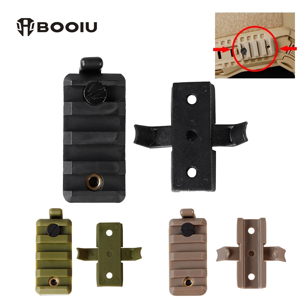 BOOIU Mũ Bảo Hiểm Đường Sắt Thanh Trượt Đa Năng Mũ Bảo Hiểm Đa Năng Adapter Airsoft Mũ Bảo Hiểm Đườn