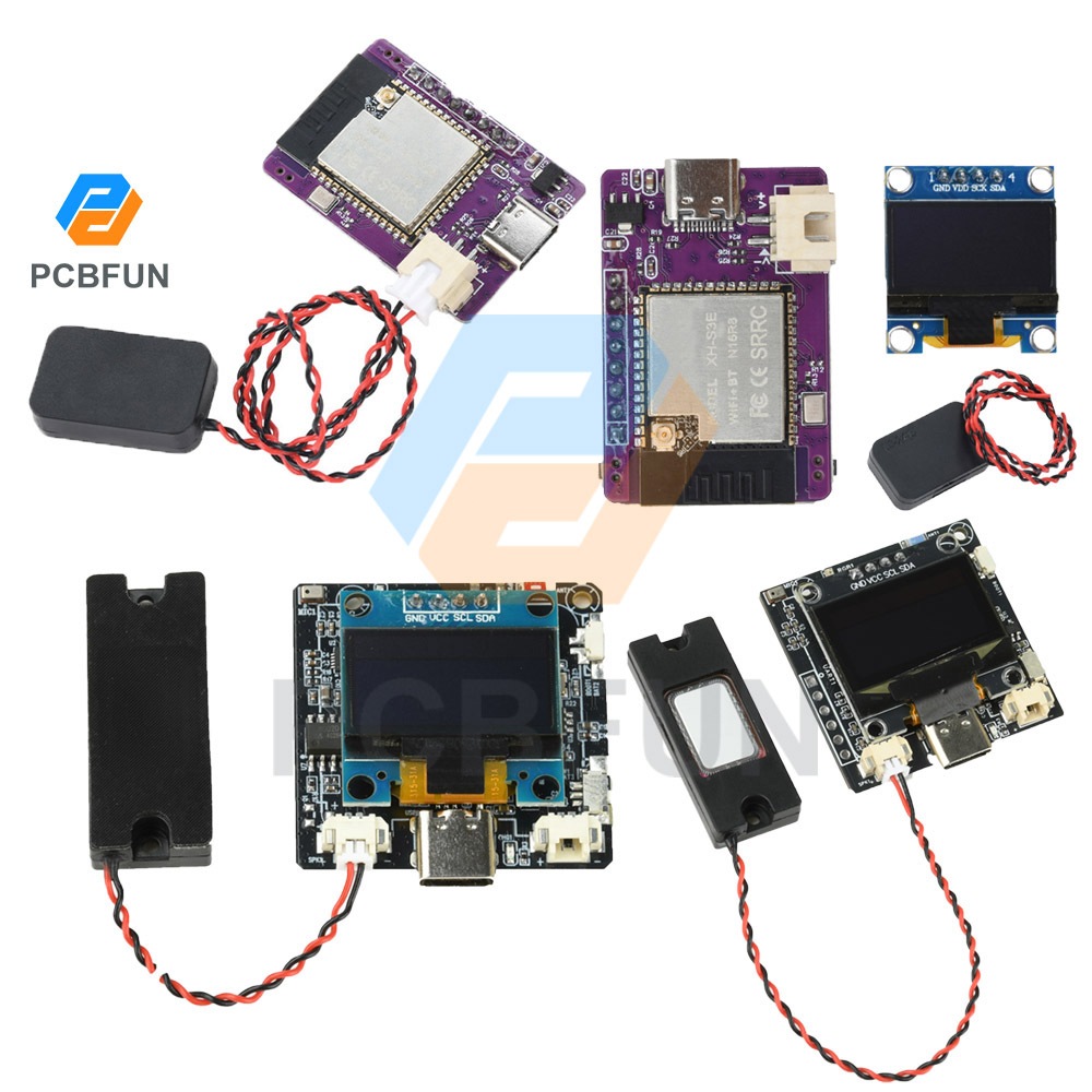 Pcbfun MINI ESP32-S3-N16R8 Ban Phát Triển Xiaozhi AI Mô Đun Robot Đối Thoại Bằng Giọng Nói Với Màn Hình Ol 0,96 Inch Type-C