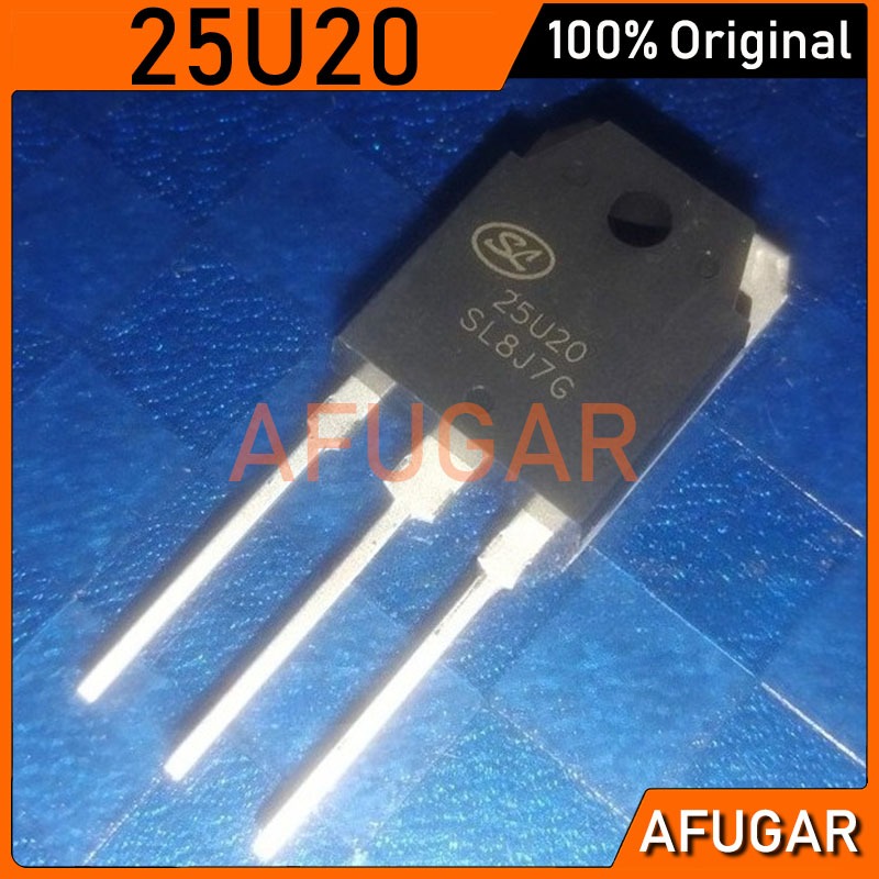 2 Chiếc 25U20 TO-3P SL 25U20 SFR25U20PN 25A200V thợ hàn thường được sử dụng diode phục hồi nhanh mới