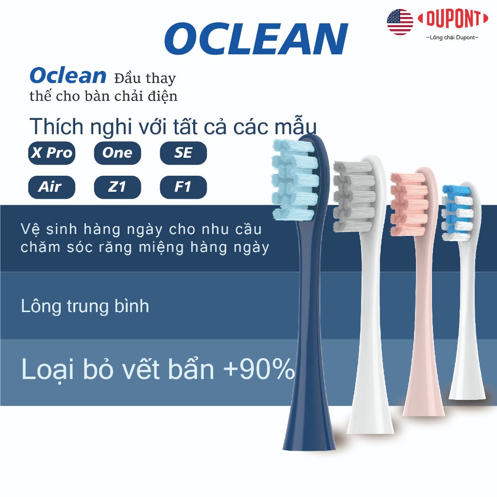 1 Đầu bàn chải đánh răng Oclean