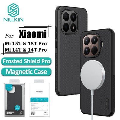 Nillkin Từ Tính Dành Cho Xiaomi 15T Pro 15T 14T Pro Ốp lưng Frosted Shield Pro Chống Sốc Ốp Lưng