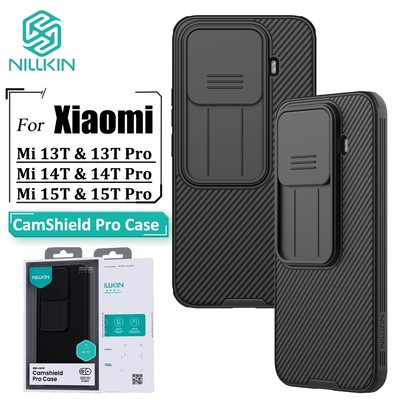 Nillkin Dành Cho Xiaomi 15T Pro 14T Pro Ốp lưng Camera Thanh Trượt Bảo Vệ Sang Trọng Chống Sốc Ốp Lưng