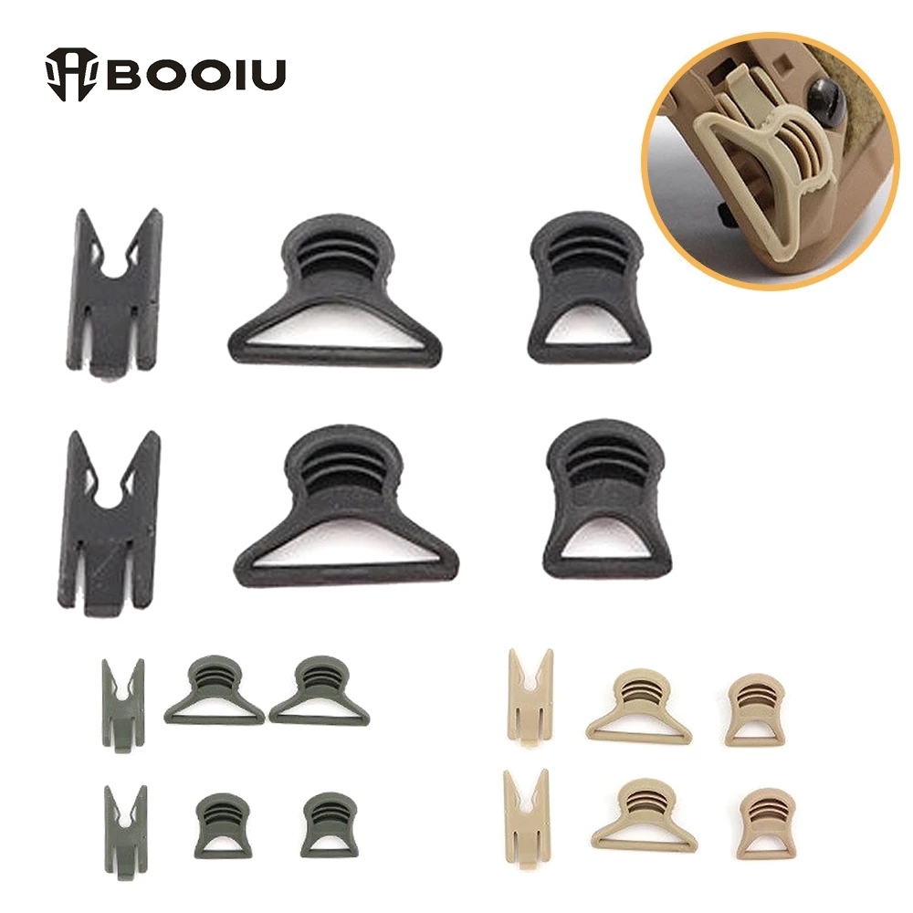 BOOIU Bên Đường Sắt Kính Khóa Adapter Airsoft Mũ Bảo Hiểm ARC Rail Kính Khóa Mũ Bảo Hiểm Phụ Kiện