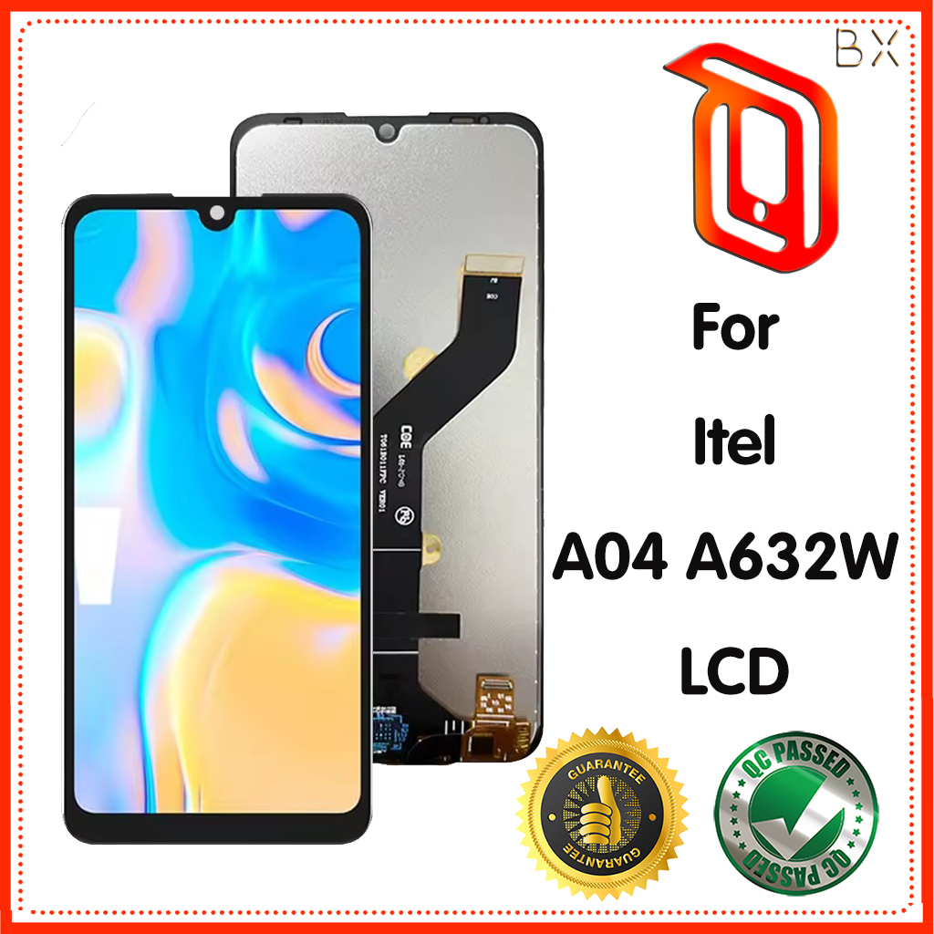 6.3 inch Cho Itel A04 A632W A632WQ Màn Hình LCD Bộ Số Hóa Cảm Ứng
