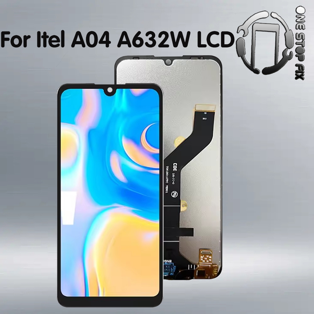 Dành Cho Itel A04 A632W A632WQ Bộ Phận Sửa Chữa Thay Thế Màn Hình LCD