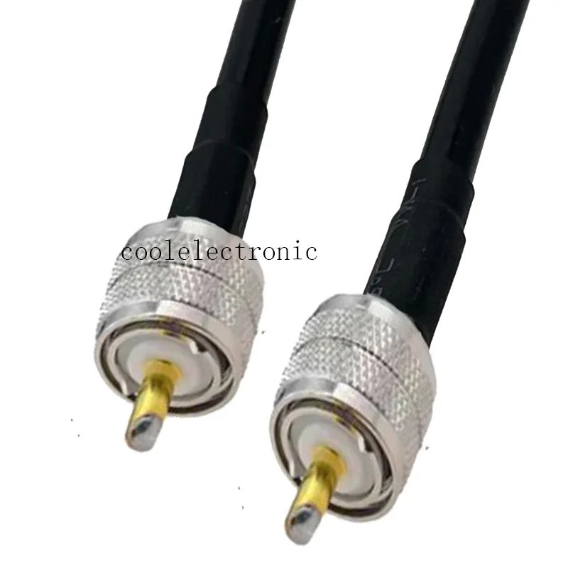 1 Máy Tính LMR240 PL259 UHF Nam Đến UHF Nam PL259 Đầu Nối LMR-240 RF Cáp Giảm Giá Thấp 1m 2m 3m 5m 1