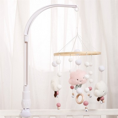 Giá đỡ chuông giường bằng nhựa di động thích hợp cho phòng ngủ gia đình phòng trẻ em sang trọng treo bé DIY giường ngủ di động chuông đồ chơi khung