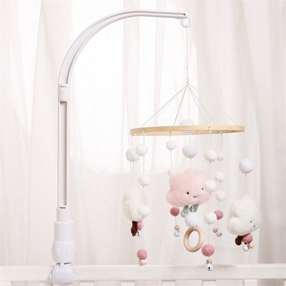 Giá đỡ chuông giường bằng nhựa di động thích hợp cho phòng ngủ gia đình phòng trẻ em sang trọng treo bé DIY giường ngủ di động chuông đồ chơi khung