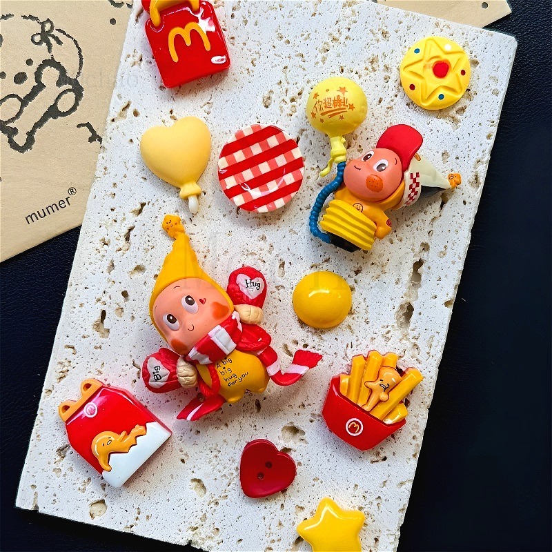 【Twinkle】Phụ Kiện Dép Lỗ Charm Giày Hoạt Hình Dễ Thương DIY ｜sẵn khóa、 phụ kiện【CROCS】gift、màu、set s