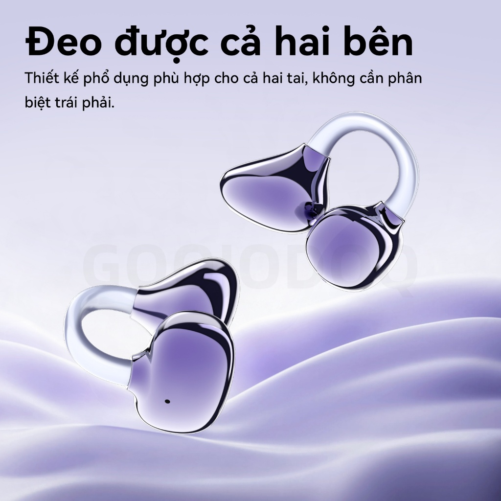 GOOJODOQ Tai nghe không dây kẹp Bluetooth 5.3 Kết nối ổn định Cảm ứng thông minh và Trợ lý AI Móc có thể điều chỉnh | BigBuy360 - bigbuy360.vn