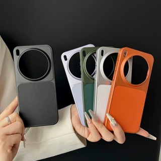  Ốp Từ Tính Cho Vivo X200 X300 Pro Vỏ Da Trơn Cao Cấp Màu Nguyên Chất Cứng Mờ Chống Vân Tay Ốp điện thoại 