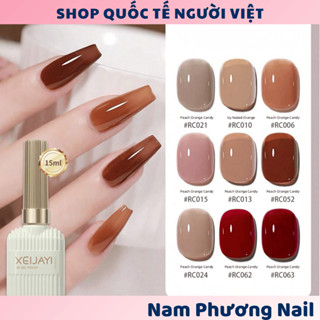  Sơn Gel thạch tone nâu Xeijiayi lọ 15ml dễ sử dụng 🌸 Nam Phương Nail 🌸 