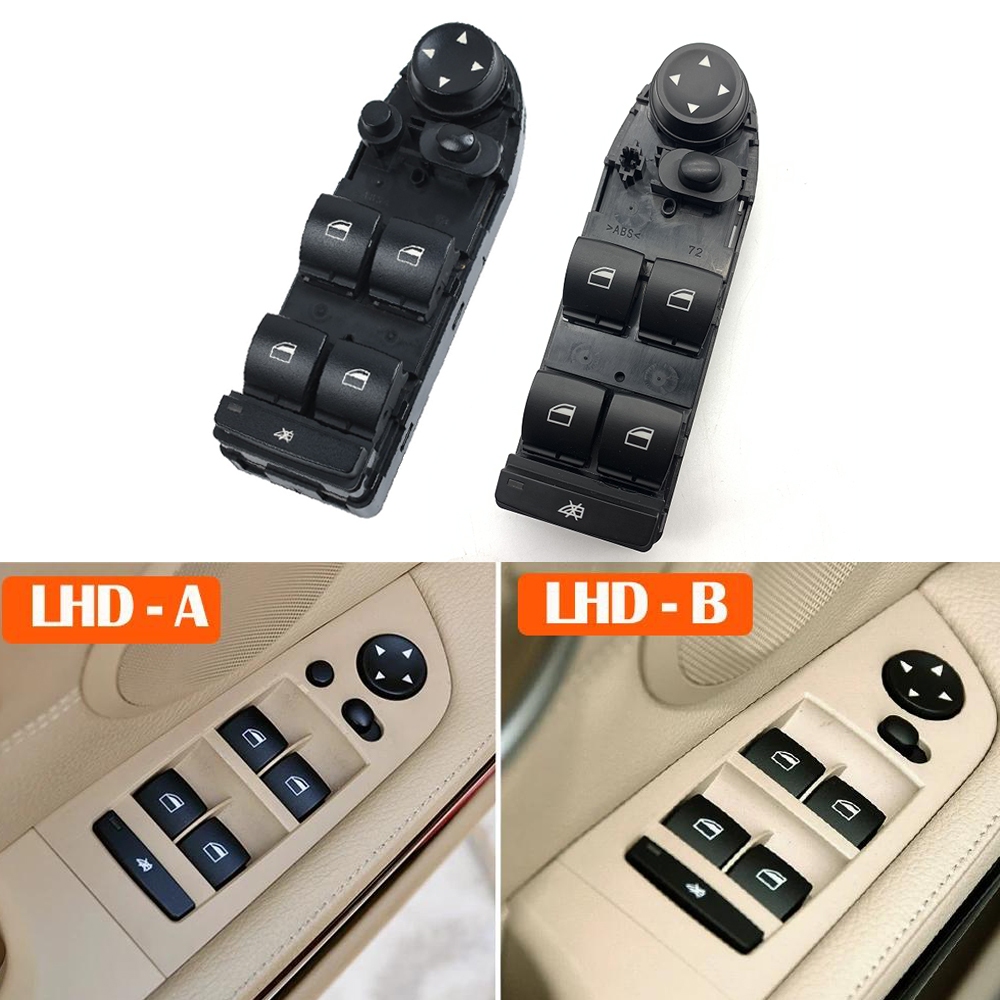 Nội Thất Ô Tô Điện Chính Cửa Sổ Nâng Điều Chỉnh Công Tắc Cho Xe BMW 3 X1X5 X6 Series E90 E91 E84 E70