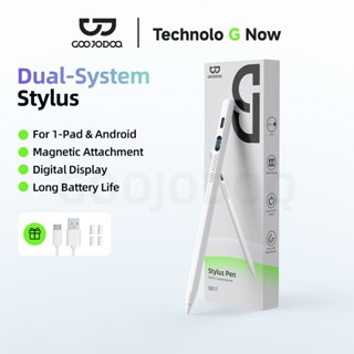 Bút cảm ứng GOOJODOQ GD16 Đa năng có đèn báo pin, thích hợp cho Xiaomi, Huawei, máy tính bảng PAD và điện thoại di động