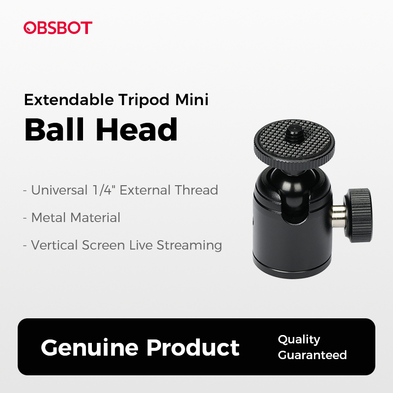 Đầu Bi Xoay OBSBOT 360 độ Thiết Kế Nhỏ Gọn, Phụ Kiện Cho Tripod, Chân Đế Camera Livestream, Webcam T