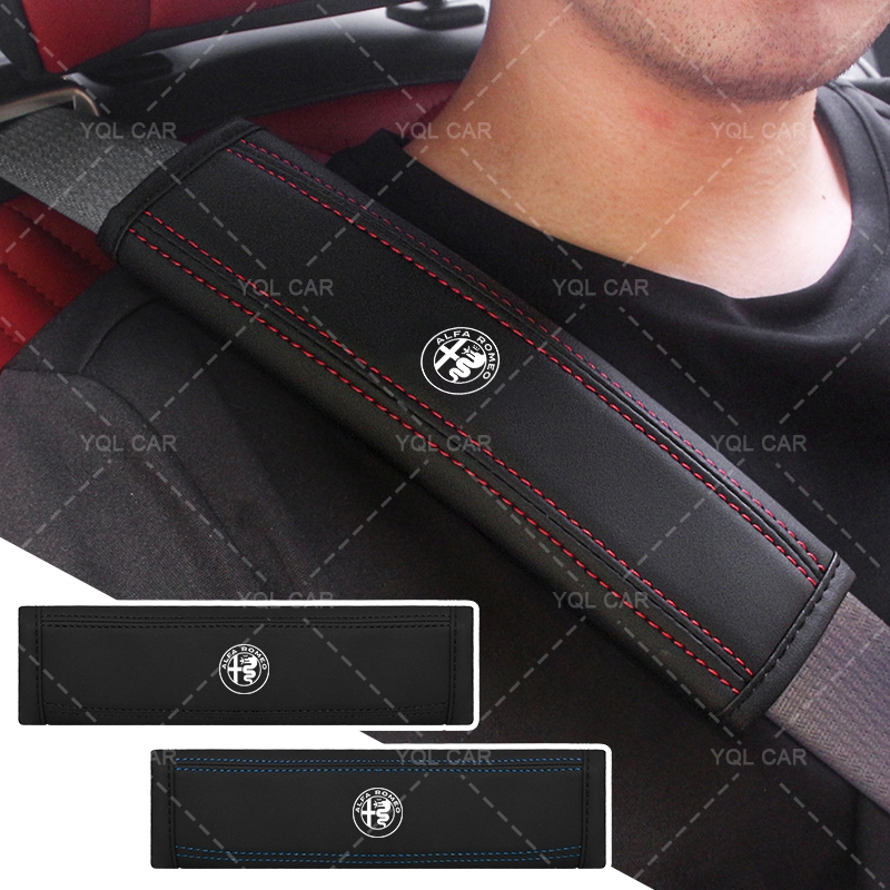 1 / 2 Chiếc Đai An Toàn Xe Ô Tô Bao Đeo Vai Miếng Lót Cho Alfa Romeo Nhện Giulia Giulietta 147 159 4