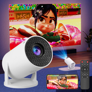 Máy chiếu thông minh di động HY300MINI chiếu điện thoại di động có dây và không dây tại nhà Máy chiếu 4K HD