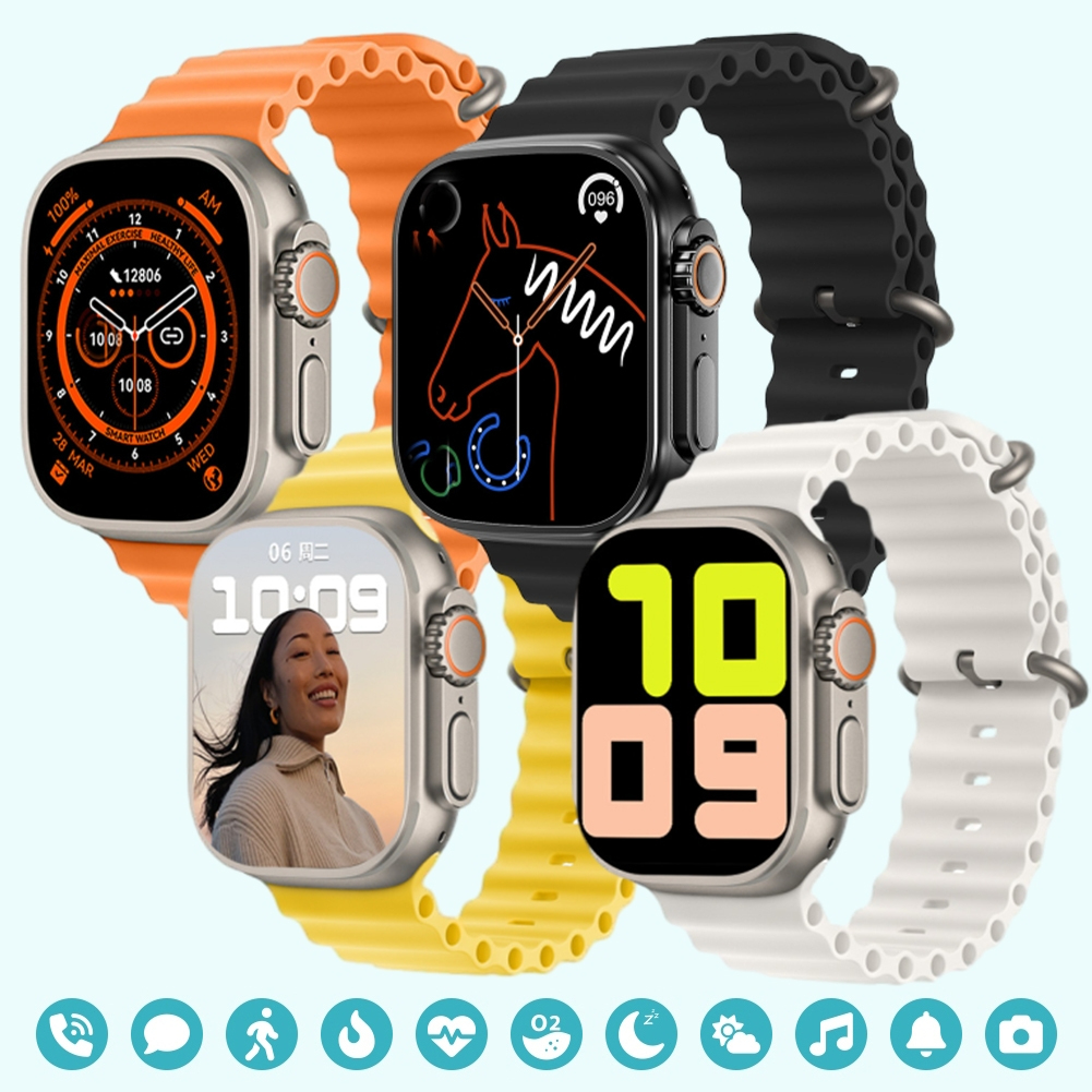 Đồng hồ thông minh T900 / T800 Ultra Bluetooth Gọi chống nước Đồng hồ thông minh Đồng hồ nhịp tim Đồ