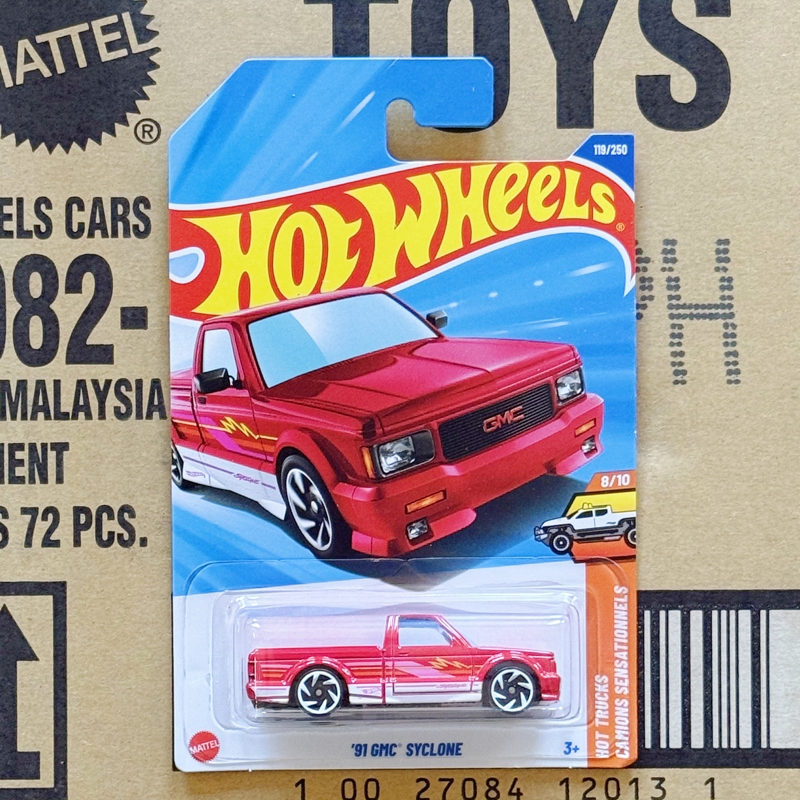 119 2025P Hot Wheels HOTWHEELS 91 GMC SYCLONE 1991 GMC Pickup