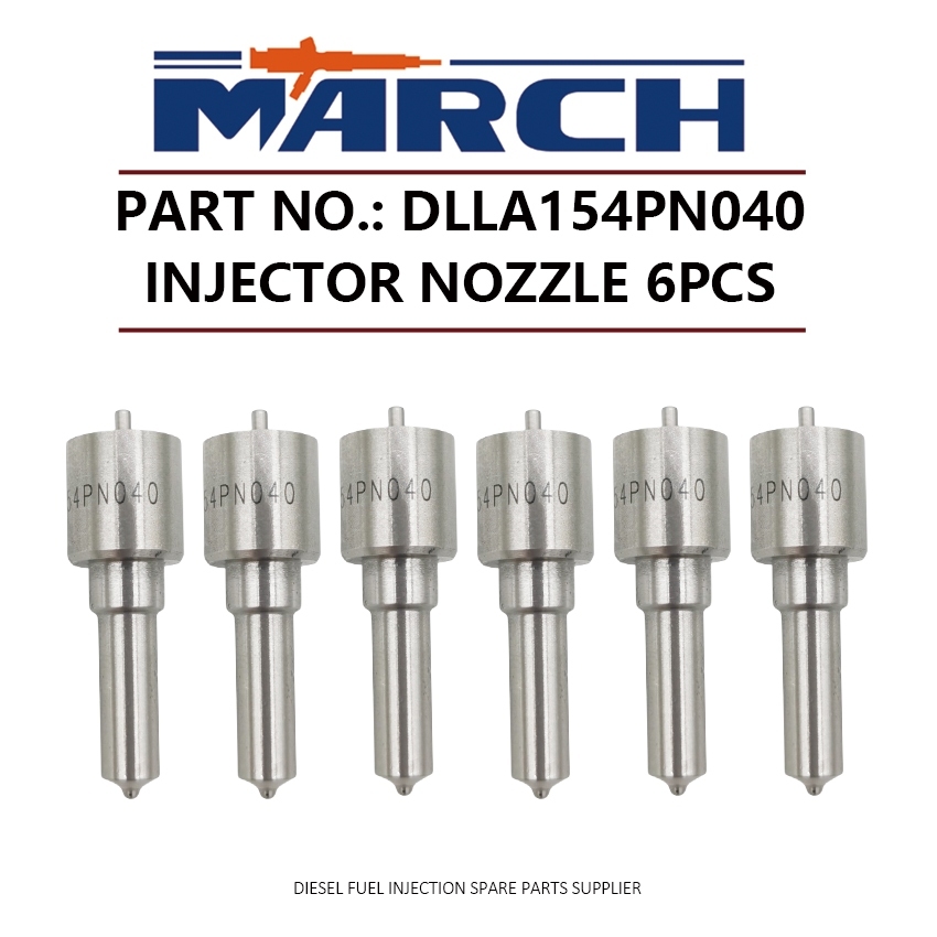 6 Chiếc Đầu Phun Nhiên Liệu Diesel DLLA154PN040 Cho ISUZU Forward 4BG1 4BG1T 6BG1 6BG1T