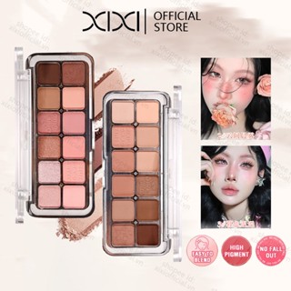  XIXI 10 Màu Phấn Mắt Bảng Siêu Flash Giai Đoạn Trang Điểm Mờ Chống Thấm Nước Hàng Ngày Khỏa Thân Trang Điểm Màu Đất Phấn Mắt NO.D820 