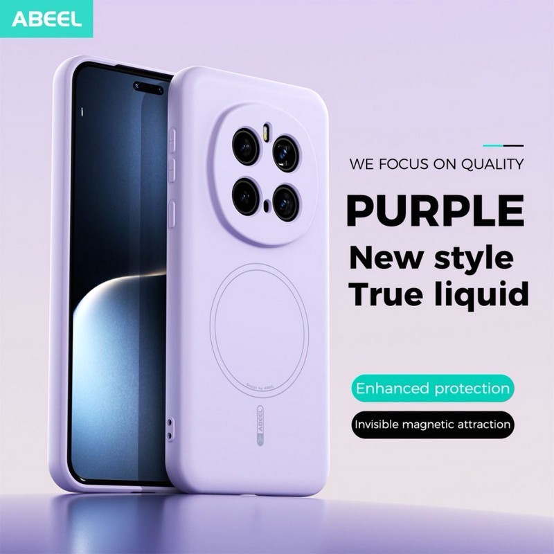 Dành Cho Honor Magic 7 Pro Magic7 Ốp Lưng Sang Trọng Real Liquid Silicon Gel Cao Su Mềm Vỏ Điện Thoạ