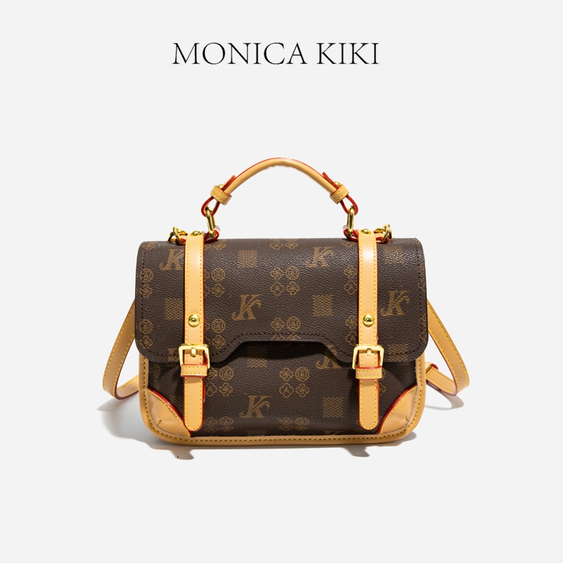 MONICA KIKI Túi xách nữ màu tương phản Túi xách đi làm