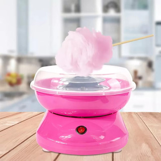 Máy làm kẹo Cotton điện Mini có tấm chống văng cho bữa tiệc trẻ em tại nhà