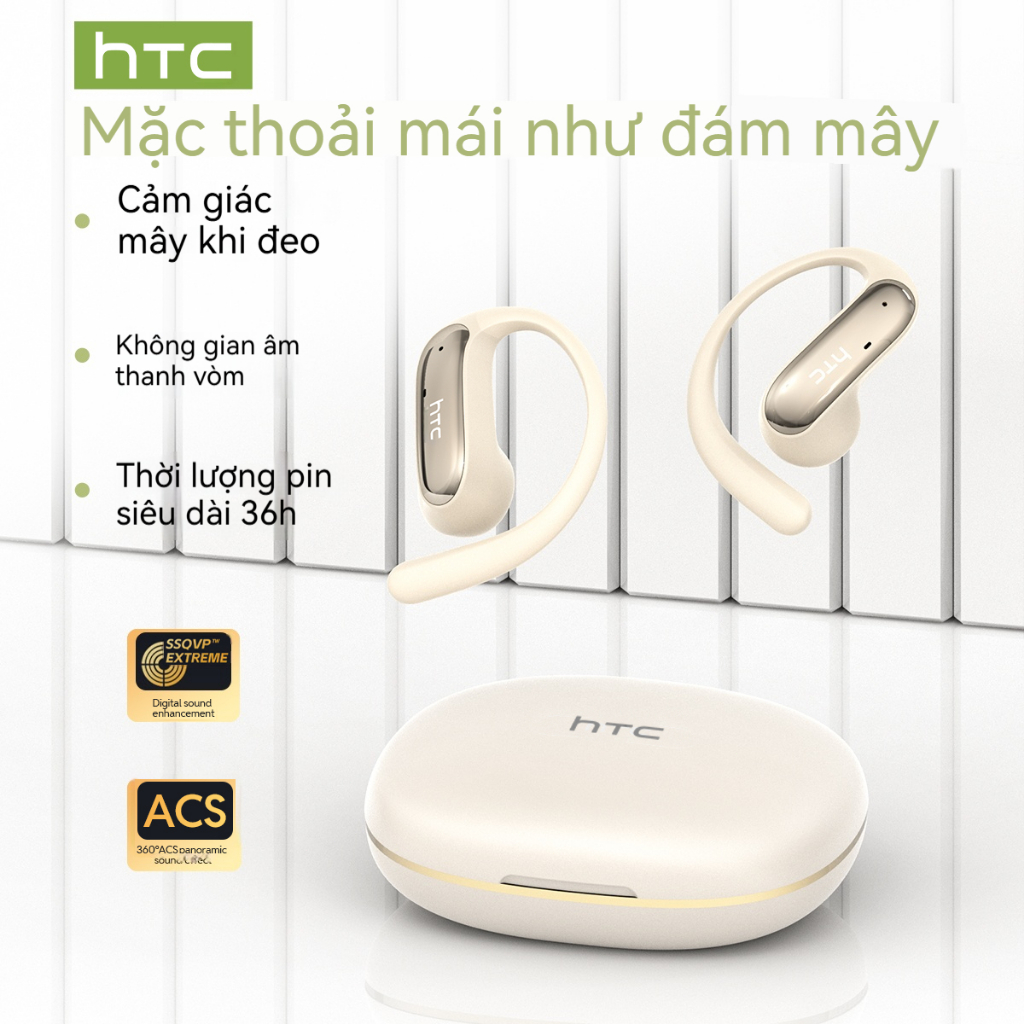 HTC NE52 Tai Nghe Phiên Dịch AI Dịch Tai Nghe bluetooth 6.0 Tai Nghe Dịch Thời Gian Thực Tai Nghe HiFi Al Tai Nghe Không Dây Dịch Tai Nghe Không Dây Tuổi Thọ Pin Dài | BigBuy360 - bigbuy360.vn